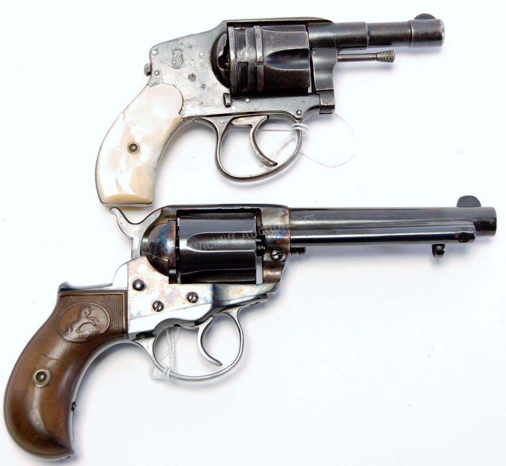 Appraisal: Two Double Action Revolvers- Colt DA Thunderer-Blued barrel Chambered in