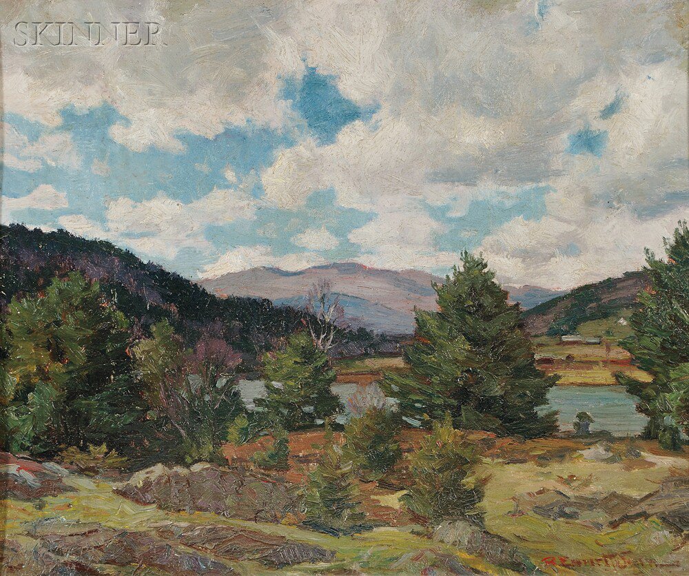 Appraisal: Robert Emmett Owen American - New Hampshire in Summer Signed