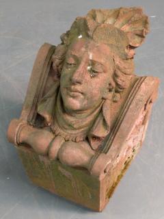 Appraisal: Terracotta corbel Pennsylvania Railroad terracotta corbel from Broad Street Station