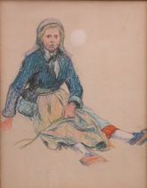 Appraisal: Claude Emile Schuffenecker French - Pastel on chain lined paper