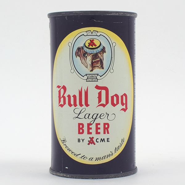 Appraisal: Bull Dog Beer Flat Top SAN FRAN - Reference USBC