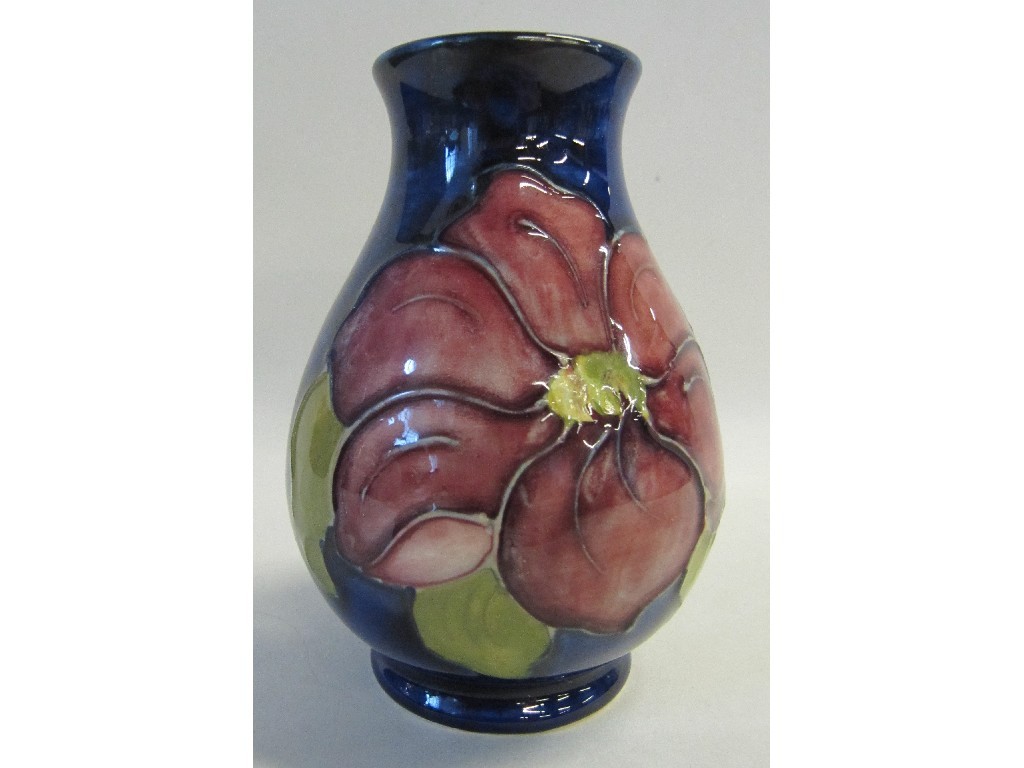 Appraisal: Miniature Moorcroft vase in Clematis pattern