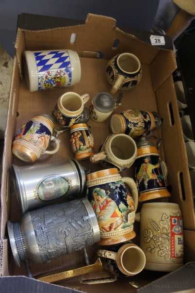 Appraisal: A collection of German Beer Steins