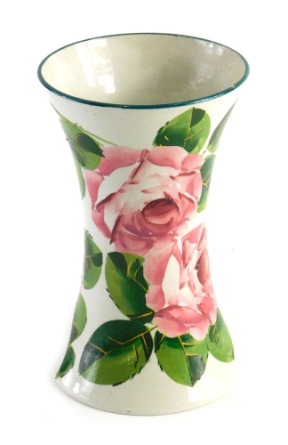 Appraisal: A Wemyss pottery cabbage rose vase painted and impressed marks