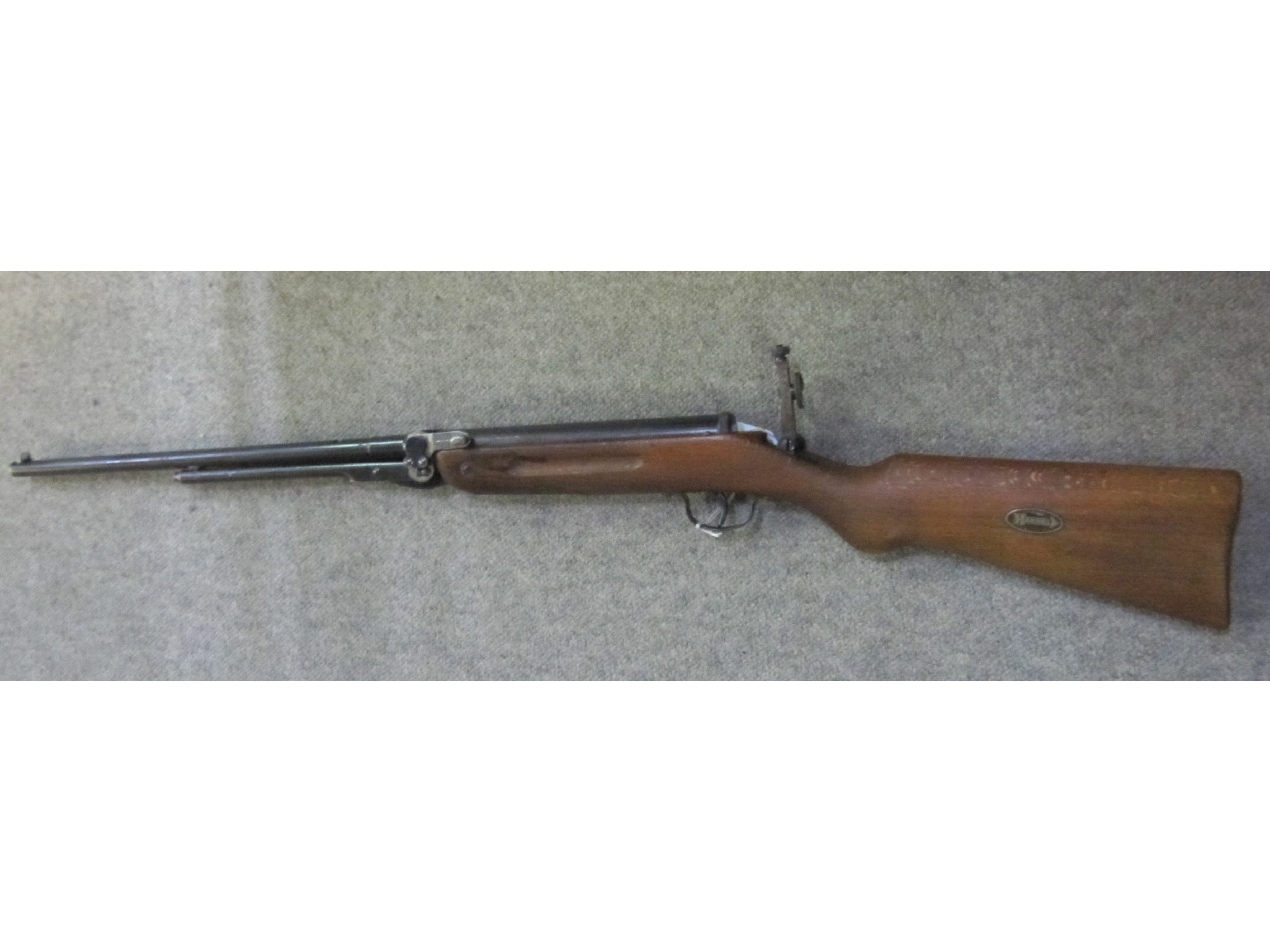 Appraisal: A Haenel model V junior air rifle with sporting adjustable