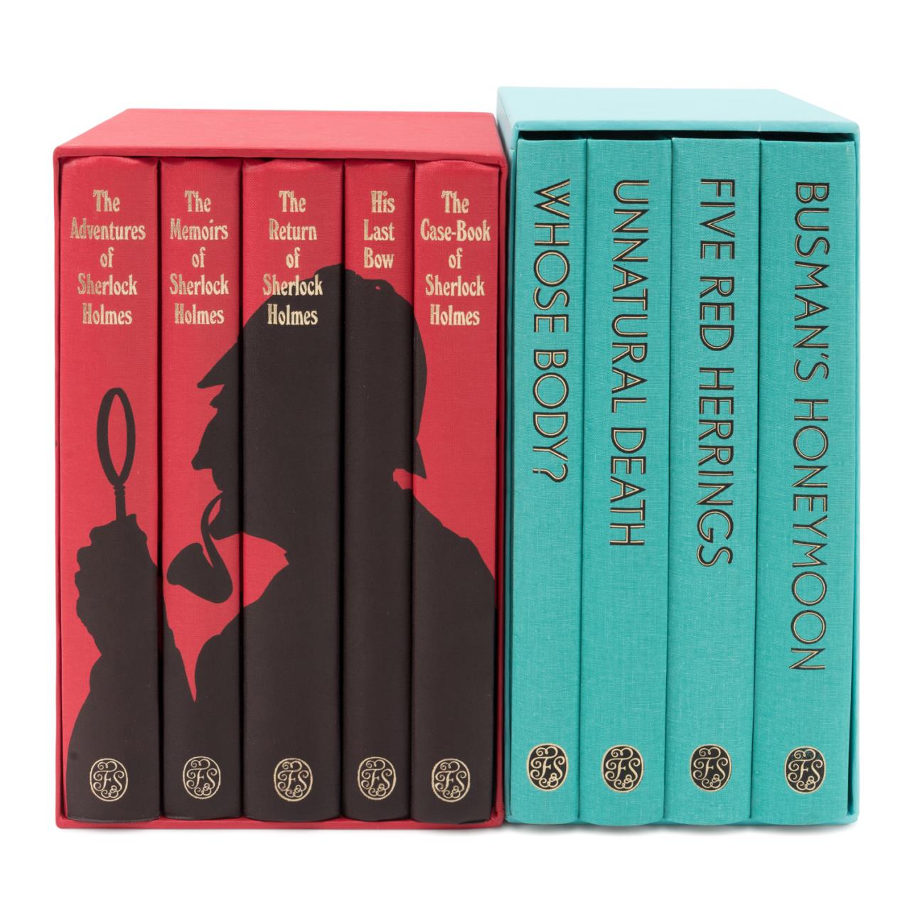 Appraisal: NINE FOLIO SOCIETY DOYLE SAYERS MYSTERY BOOKS Two boxed sets