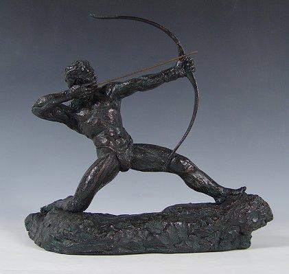 Appraisal: HOLLAND Thomas American - Archer Plaster Cast '' h x