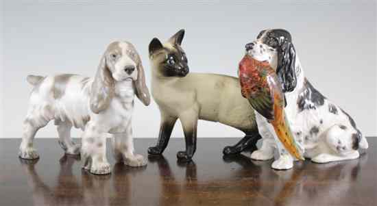 Appraisal: A rare Royal Doulton figure of a seated Spaniel model