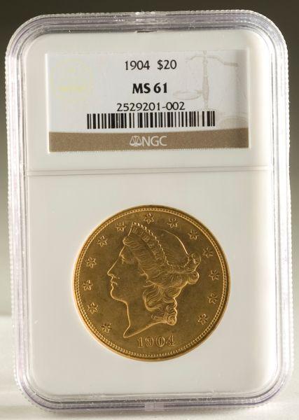 Appraisal: NGC MS Gold Double Eagle