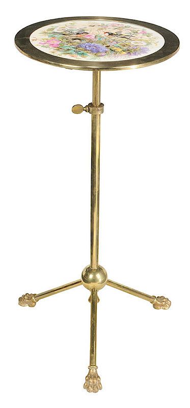 Appraisal: Fine Aesthetic Movement Telescoping KPM Table German late th century