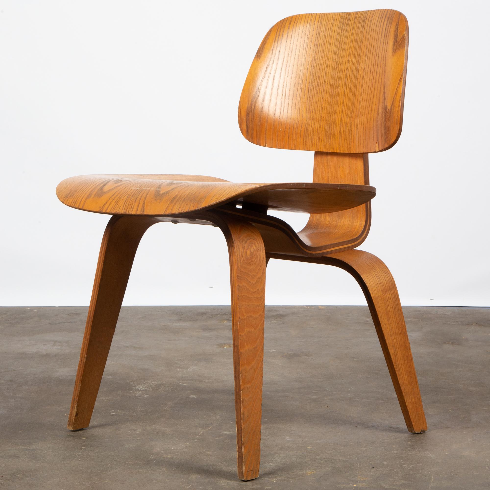 Appraisal: EAMES DCW MOLDED PLYWOOD CHAIR A Ray and Charles Eames