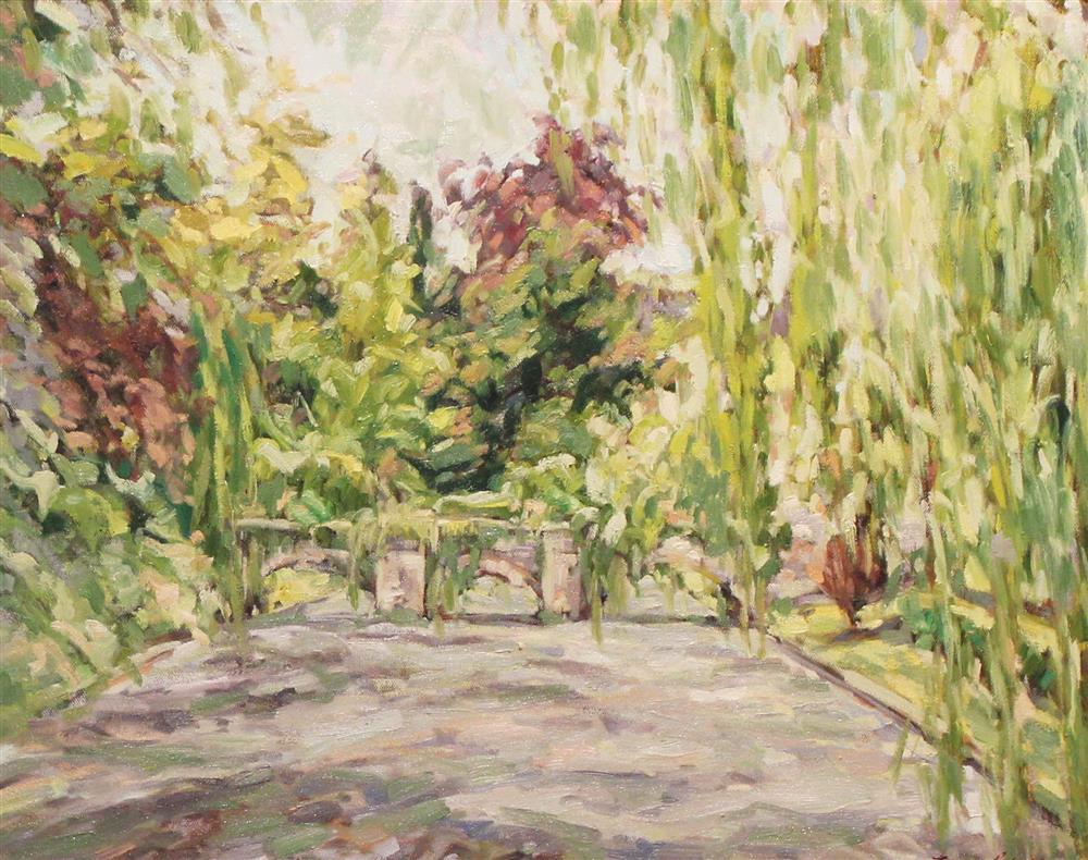 Appraisal: LAURA BRUCE AMERICAN TH ST CENTURY WEEPING WILLOWS BY THE