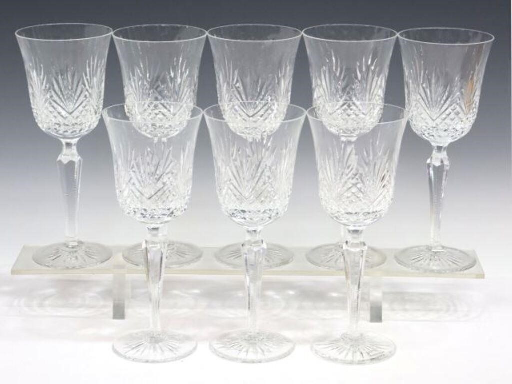 Appraisal: lot of Wedgwood cut crystal water goblets in the Majesty