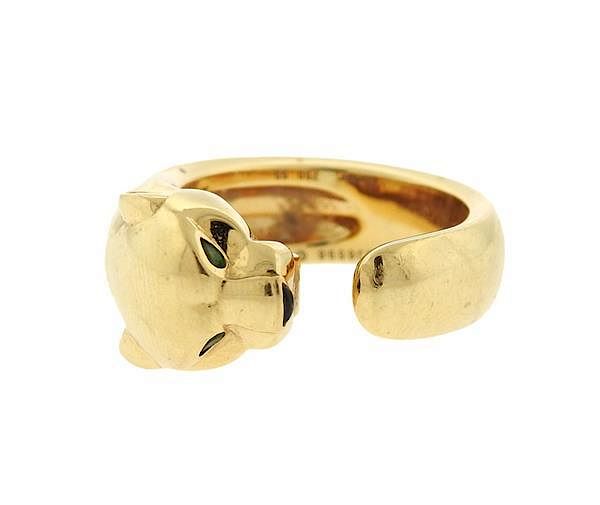 Appraisal: Cartier Panthere K Gold Band Ring METAL K gold GEMSTONES