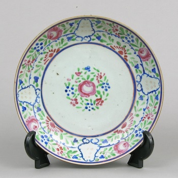 Appraisal: An Export Porcelain Plate An Export Porcelain plate approx in