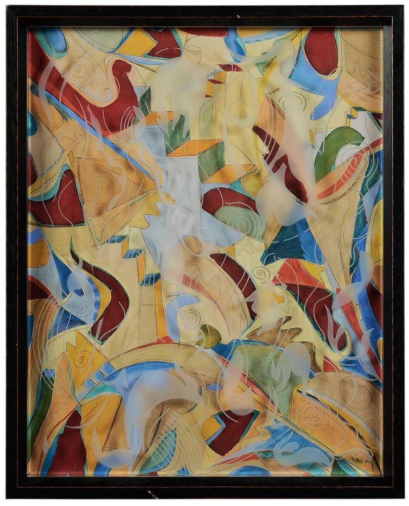 Appraisal: George Handy Asheville North Carolina born Untitled abstract composition signed