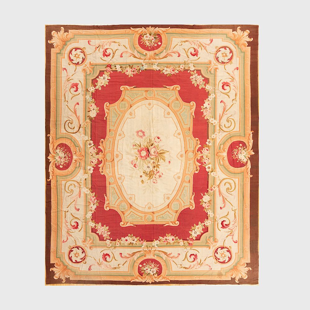 Appraisal: Napoleon III Aubusson Carpet ft in x ft in Property