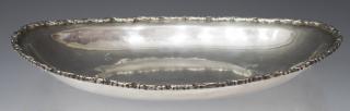 Appraisal: CLS MEXICO STERLING SILVER OVAL BOWL Mexico sterling silver bowl