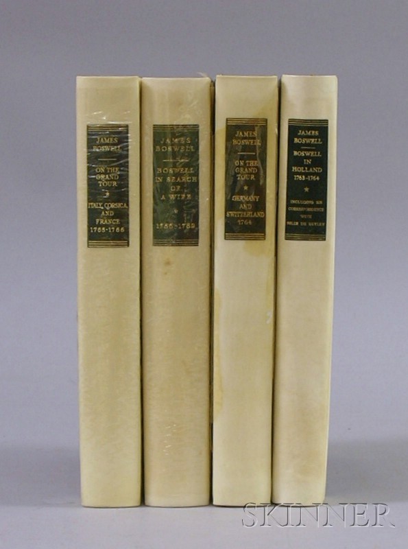 Appraisal: Boswell James - Papers four titles from the Yale Editions