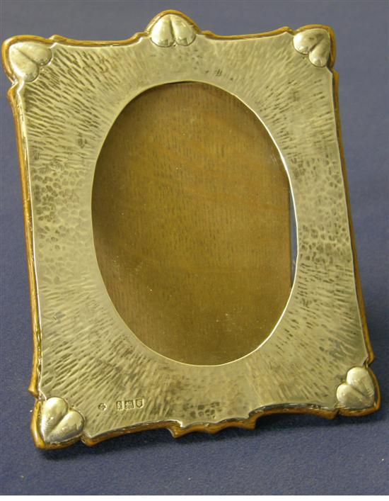 Appraisal: George V Art Deco silver photograph frame London by photo