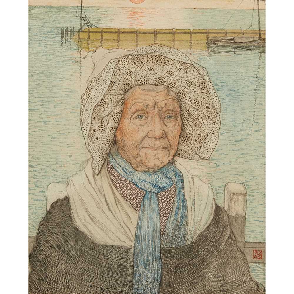 Appraisal: NICOLAUS WILHELM JUNGMANN DUTCH - PORTRAIT OF AN OLD LADY