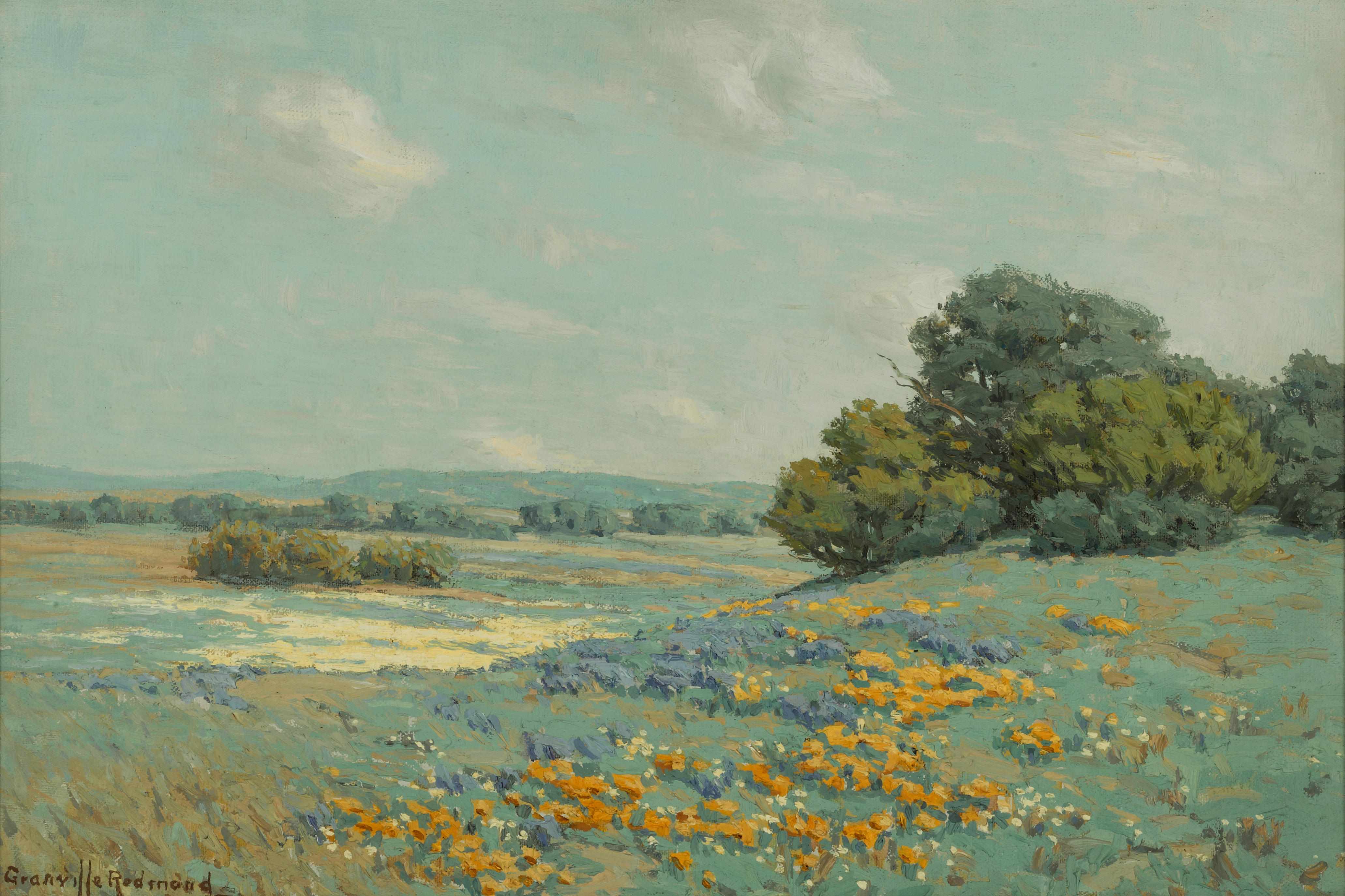 Appraisal: Granville Redmond American - California poppy field signed 'Granville Redmond'