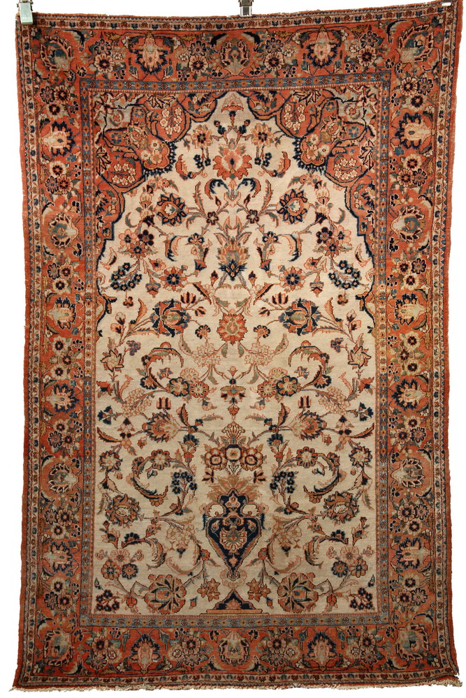 Appraisal: KASHAN PRAYER RUG - ' x ' - Early th