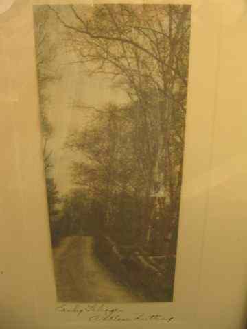 Appraisal: Wallace Nutting Print ''Early Foliage'' signed image area '' x