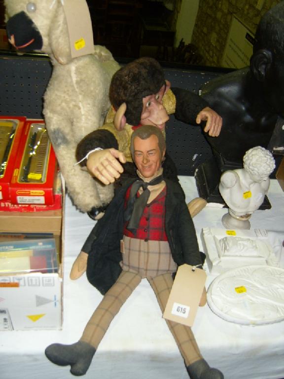 Appraisal: A Mattel fabric and moulded rubber figure of Rex Harrison