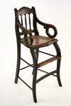 Appraisal: YOUTH CHAIR - Mid th C youth chair with crescent