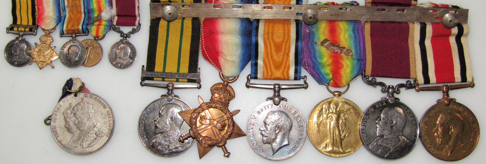 Appraisal: An African conflict WWI and later medal group awarded to