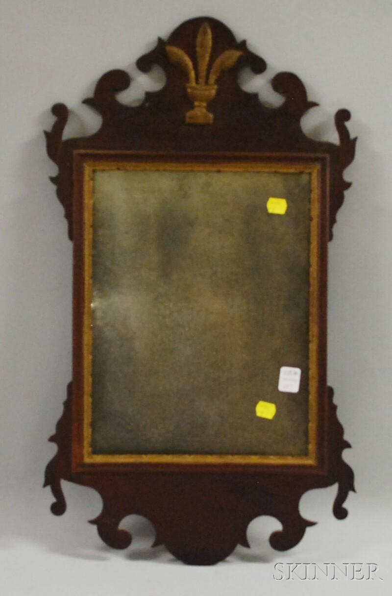 Appraisal: Chippendale Mahogany Mirror lg in