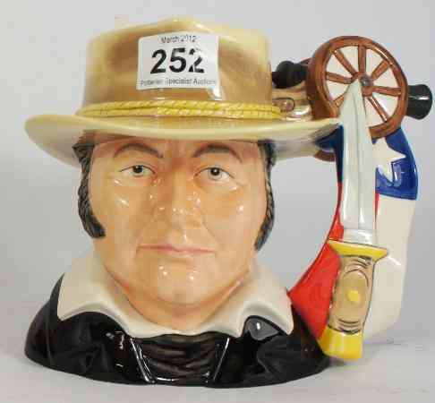 Appraisal: Royal Doulton Large Character Jug The Alamo Collection Jim Bowie