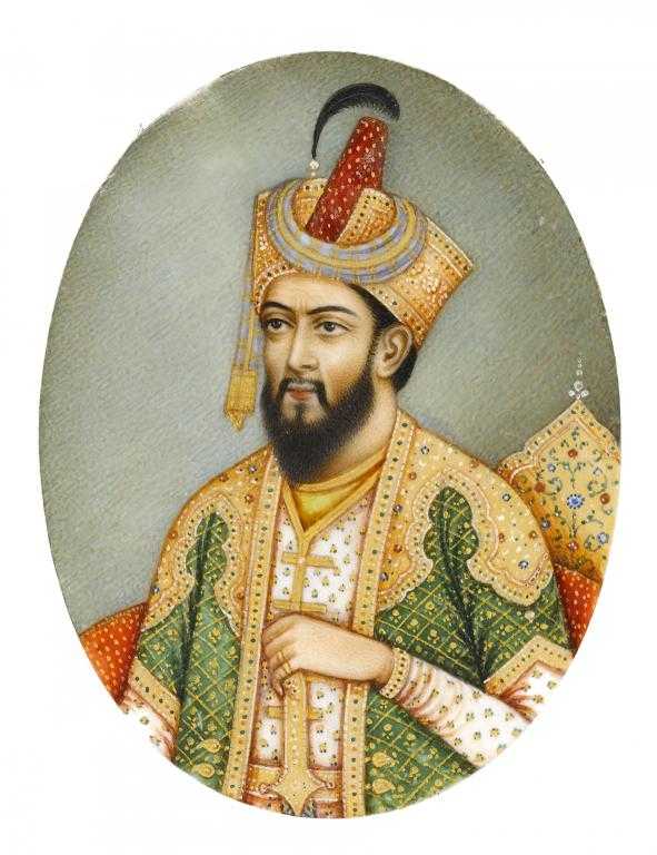 Appraisal: DELHI SCHOOL TH CENTURY SHAH JAHAN - gouache and gold