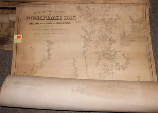 Appraisal: Map Eldridge ''Chart of the Chesapeake Bay with the James