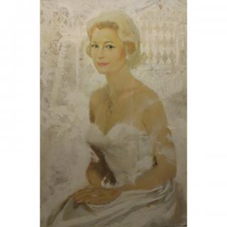 Appraisal: Thornton Utz - Illustration Oil on Board Collections of Utz's