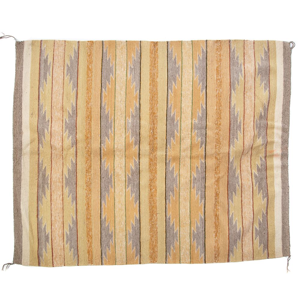 Appraisal: Navajo Tan Rug x in From the collection of Philip