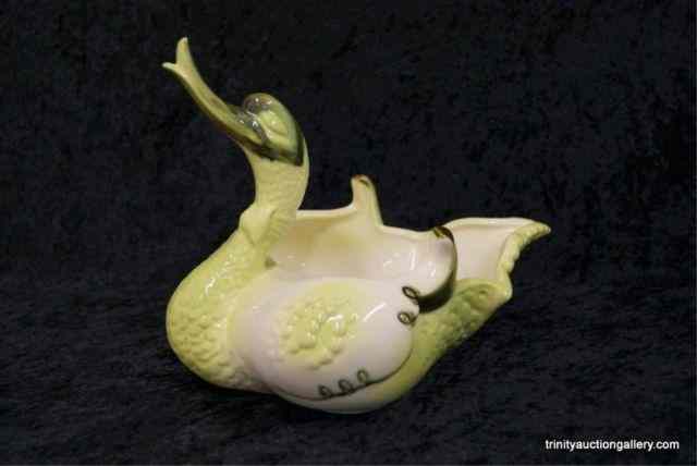 Appraisal: Vintage Hull China Large Swan PlanterIn the hard to find