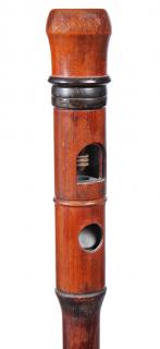 Appraisal: Unusual Scope Cane Ca A beautiful exotic wood handle and