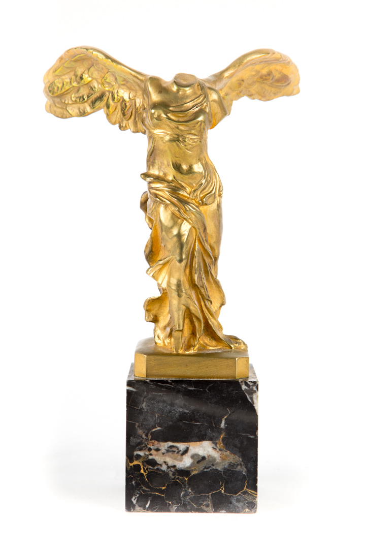 Appraisal: Winged Victory of Samothrace bronze late th century polished bronze