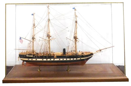 Appraisal: th C ship model of mid- th C Danish steam