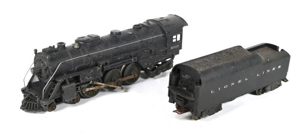 Appraisal: LIONEL GAUGE STEAM LOCOMOTIVE AND TENDER - - Locomotive Steam