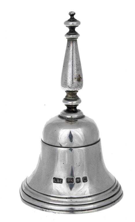 Appraisal: A GEORGE VI TABLE BELL in early th century style