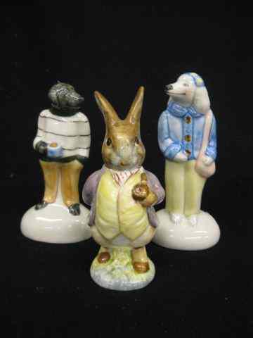 Appraisal: Porcelain Figurines Beswick Beatrix Peter Rabbit and Laura Wilensky dogs