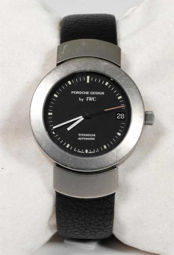 Appraisal: GENTLEMAN'S WRISTWATCH AUTOMATIC PORSCHE DESIGN by IWC s Titanium Ref