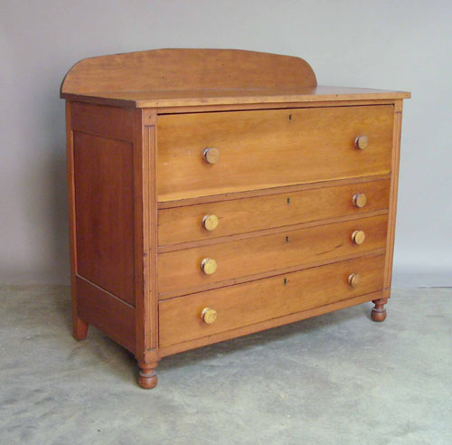 Appraisal: Country cherry chest of drawers th c x