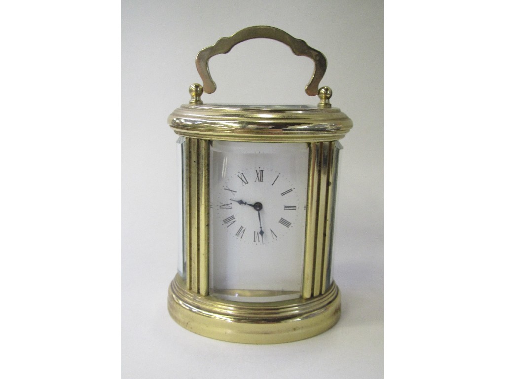 Appraisal: Old brass cased carriage clock