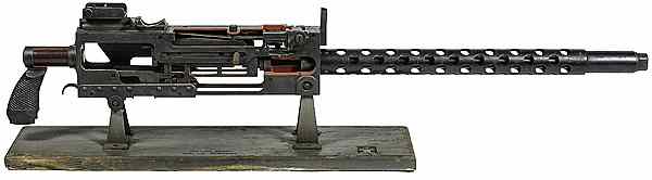 Appraisal: WWII Cutaway A Caliber Training Model Machine Gun Classroom training