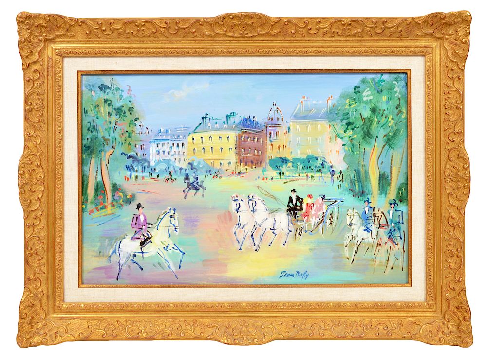 Appraisal: Jean Dufy 'Paris Porte Dauphine vers Le Bois' O C