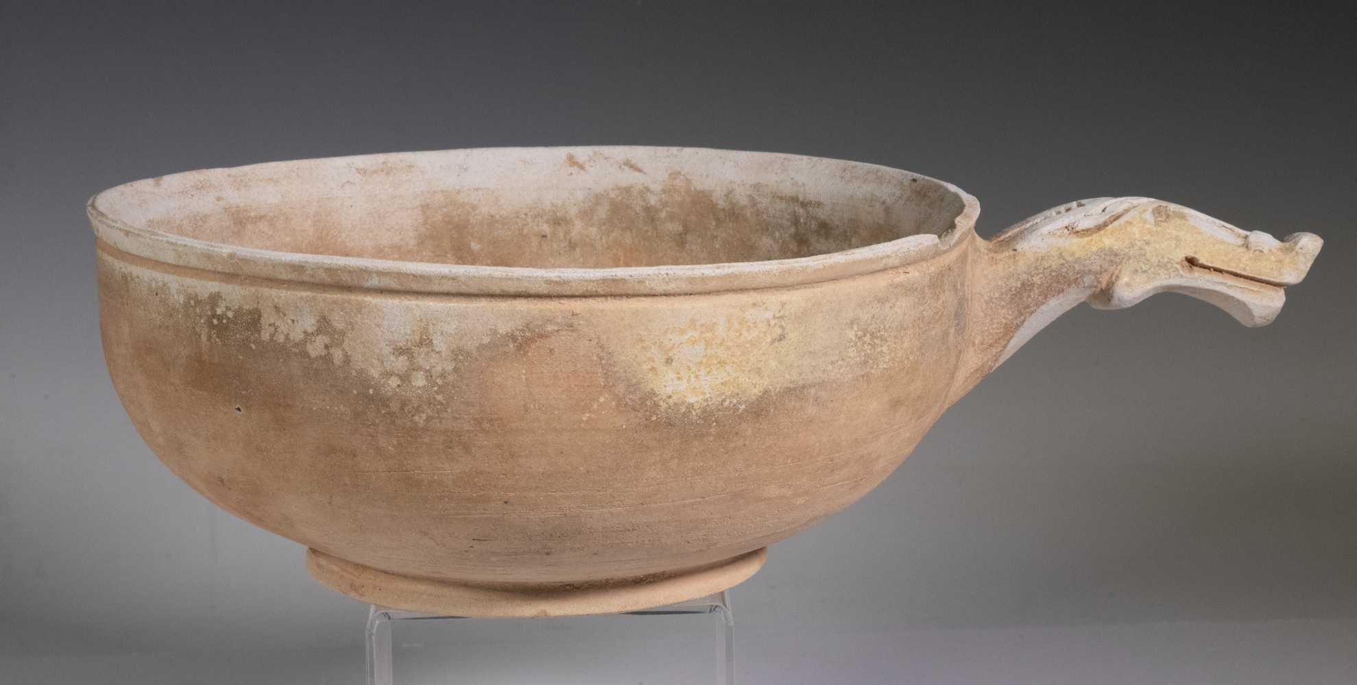 Appraisal: LATE EASTERN HAN DYNASTY C - AD 'KUI' SOUP CONTAINER